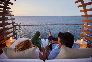 Couple on Celebrity cruise