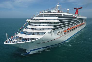 Carnival Glory aerial