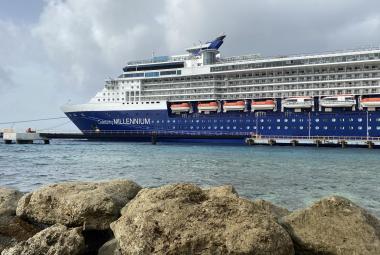 Celebrity Millennium docked in Curacao