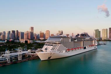 MSC Meraviglia, the 7th largest cruise ship in the world, makes its Miami debut on Sunday, Nov. 10, 2019