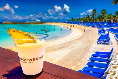 Drink at Great Stirrup Cay