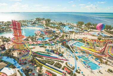 Aerial view of Perfect Day at CocoCay