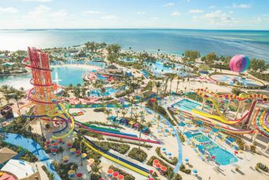 Aerial view of Perfect Day at CocoCay