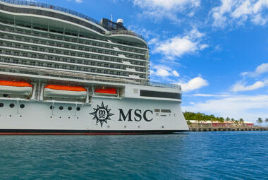 MSC ship docked