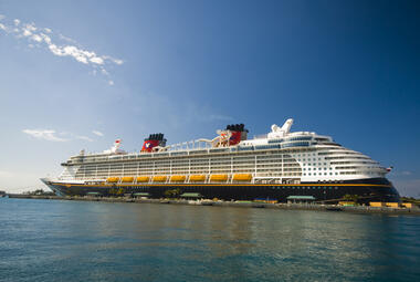 Disney Dream docked in Nassau, The Bahamas