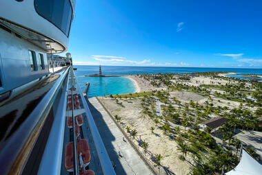 Ocean Cay as seen from cruise ship