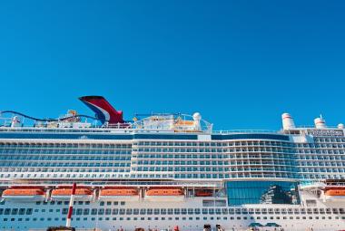 Carnival Celebration side of ship