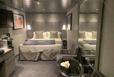 The inside room on MSC that comes with suite benefits