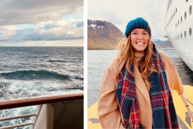 Allie on the North Sea