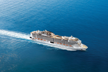 Ship in the ocean