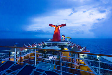 Carnival Fantasy Class ship at sea