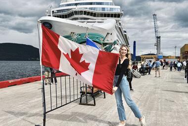 NCL Jade docked in Canada 