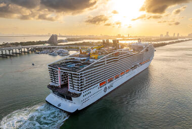 MSC World America Arrives to Miami