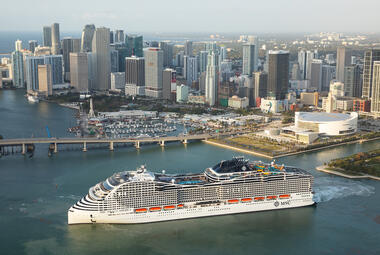 MSC World America PortMiami Turning Basin