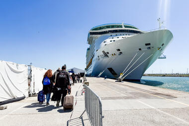 Explorer of the Seas docked in Ravenna, Italy