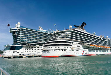 Sun-Princess-Carnival-Docked-Amber-Cove