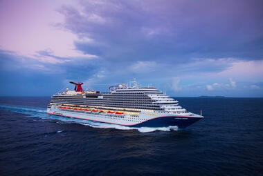Carnival-Breeze-Aerial-at-Sea