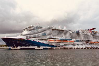 Carnival Celebration cruise ship docked