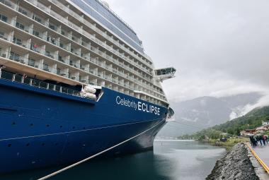 Celebrity Eclipse docked in Norway
