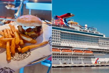 Carnival Menus, Guy's Burger Joint